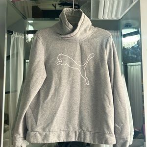Puma brand funnel neck sweatshirt